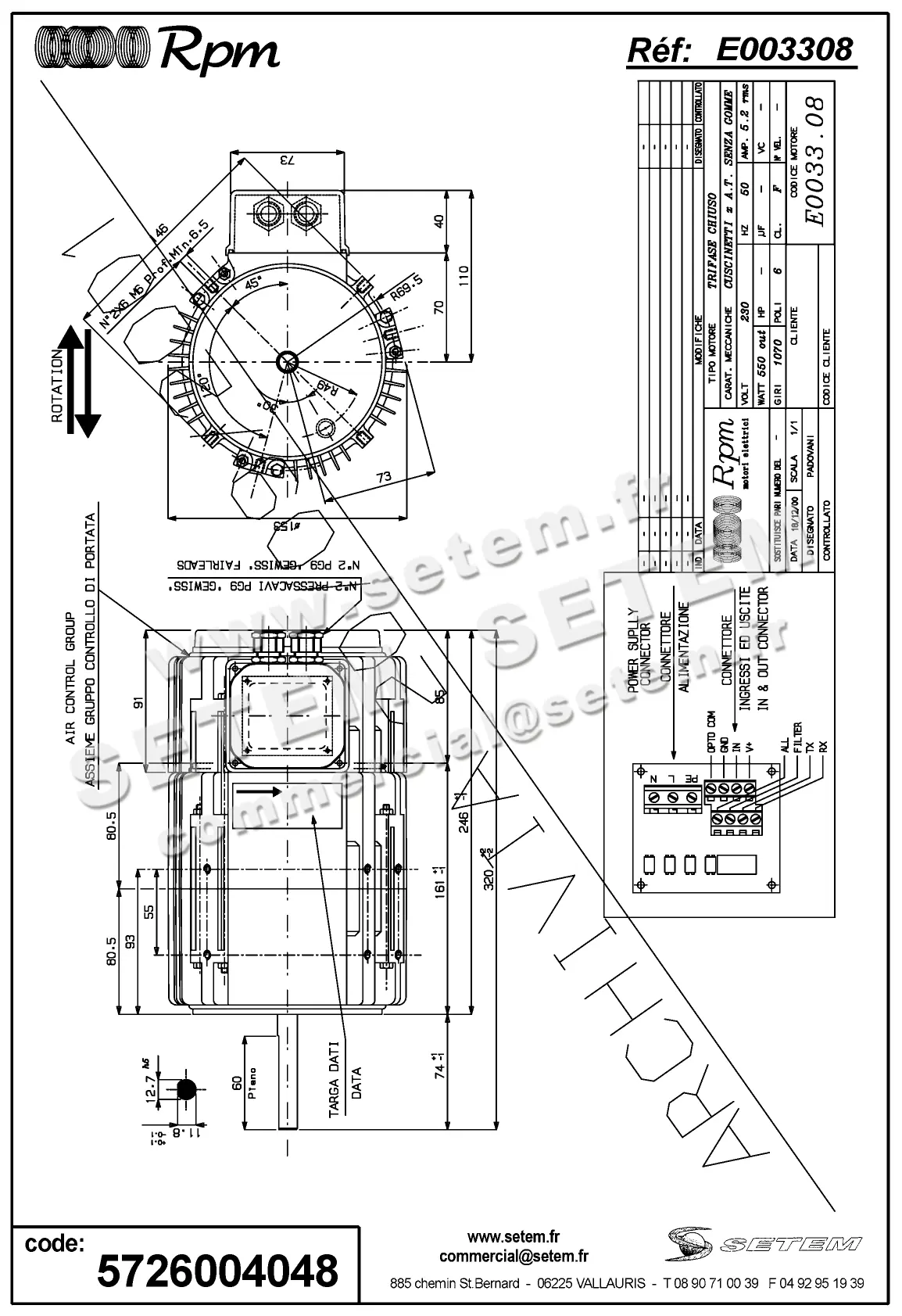 5726004048-MOTEUR RPM E003308
