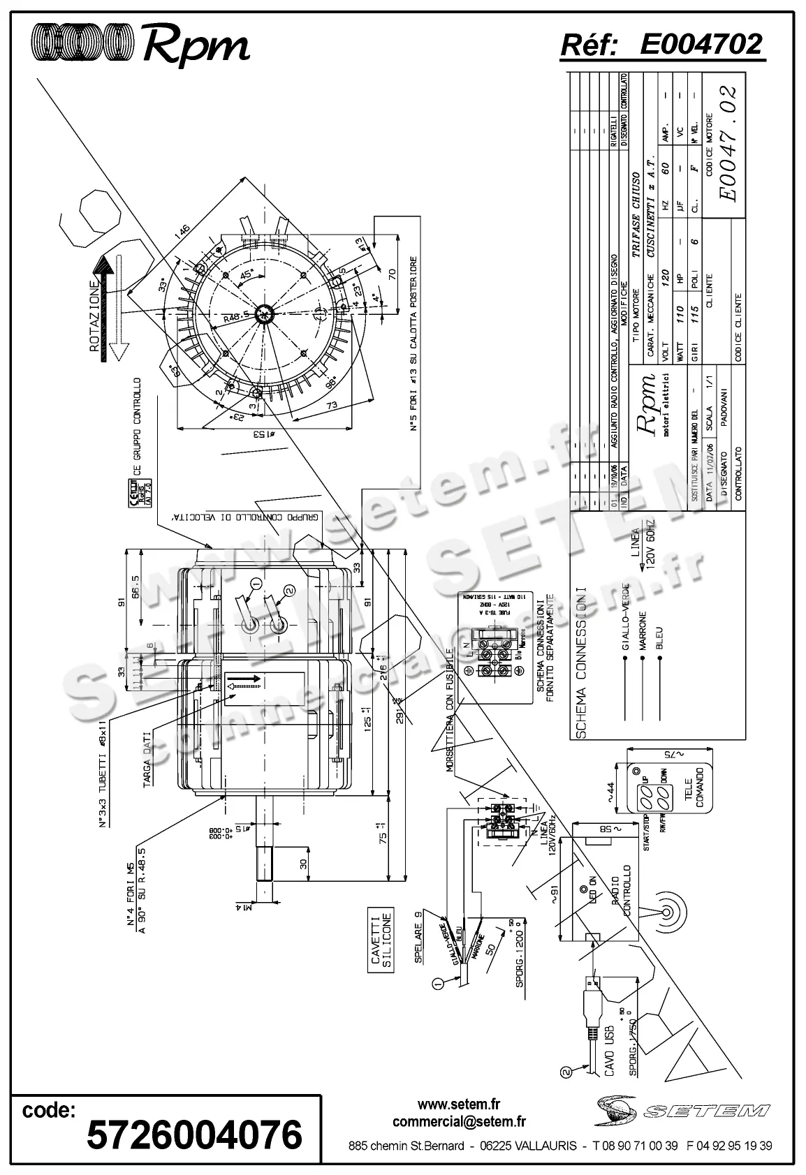 5726004076-MOTEUR RPM E004702