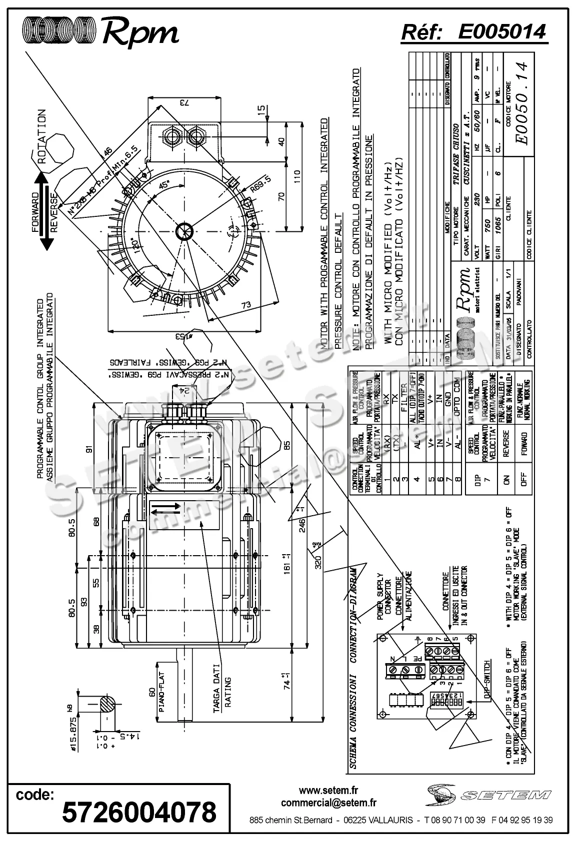5726004078-MOTEUR RPM E005014