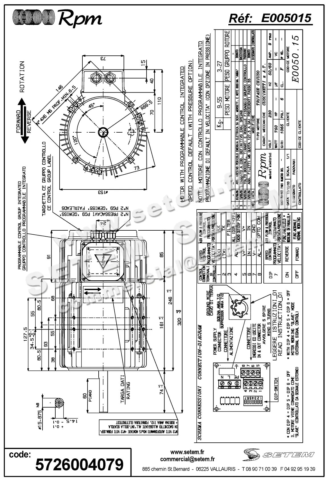 5726004079-MOTEUR RPM E005015