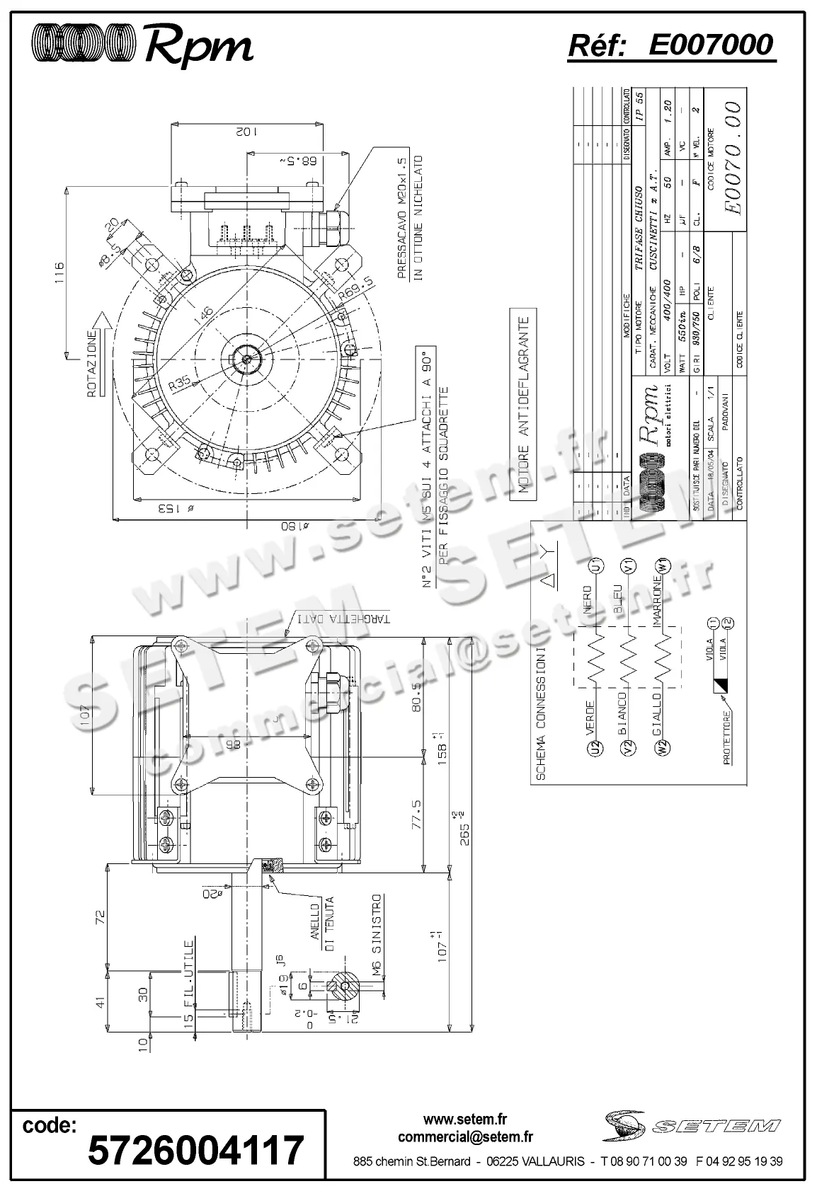 5726004117-MOTEUR RPM E007000