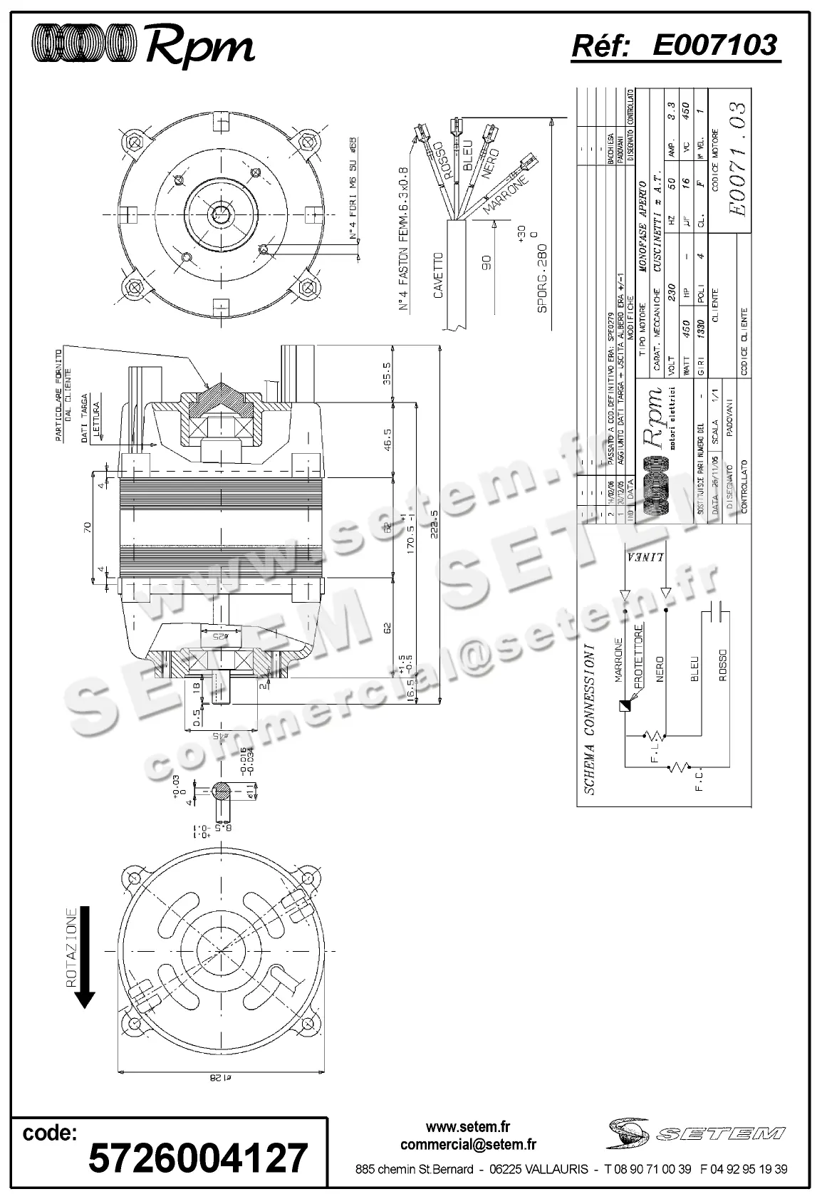 5726004127-MOTEUR RPM E007103