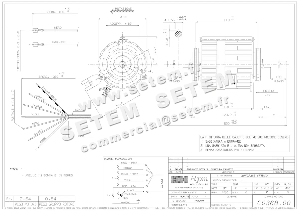 5726004146-MOTEUR RPM C036800 "PB023531"