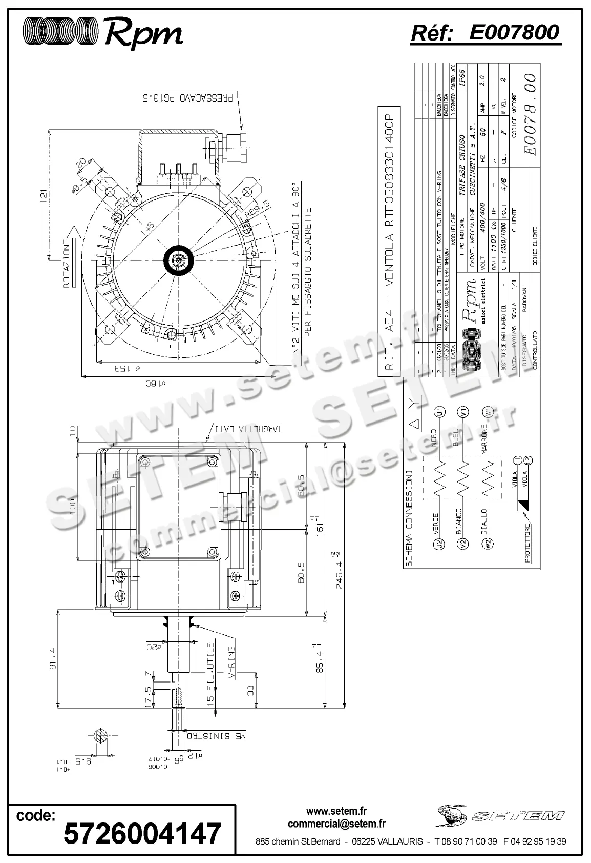 5726004147-MOTEUR RPM E007800