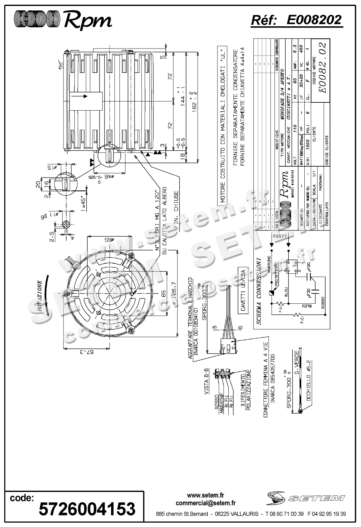 5726004153-MOTEUR RPM E008202