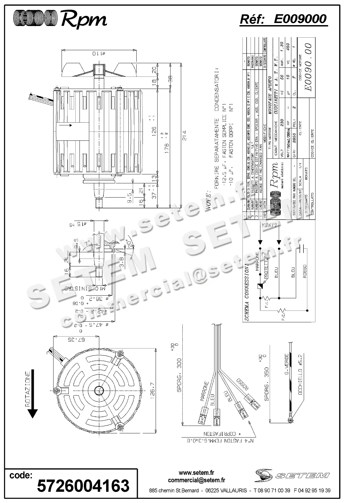 5726004163-MOTEUR RPM E009000