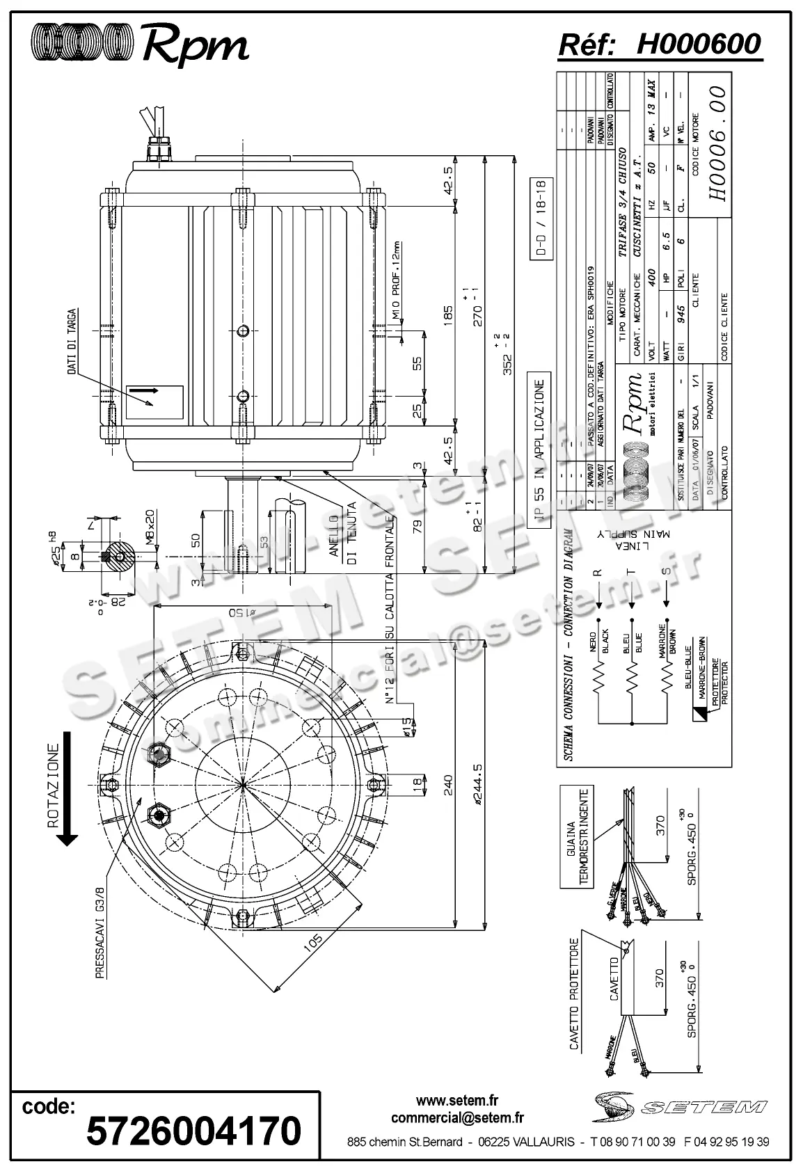 5726004170-MOTEUR RPM H000600