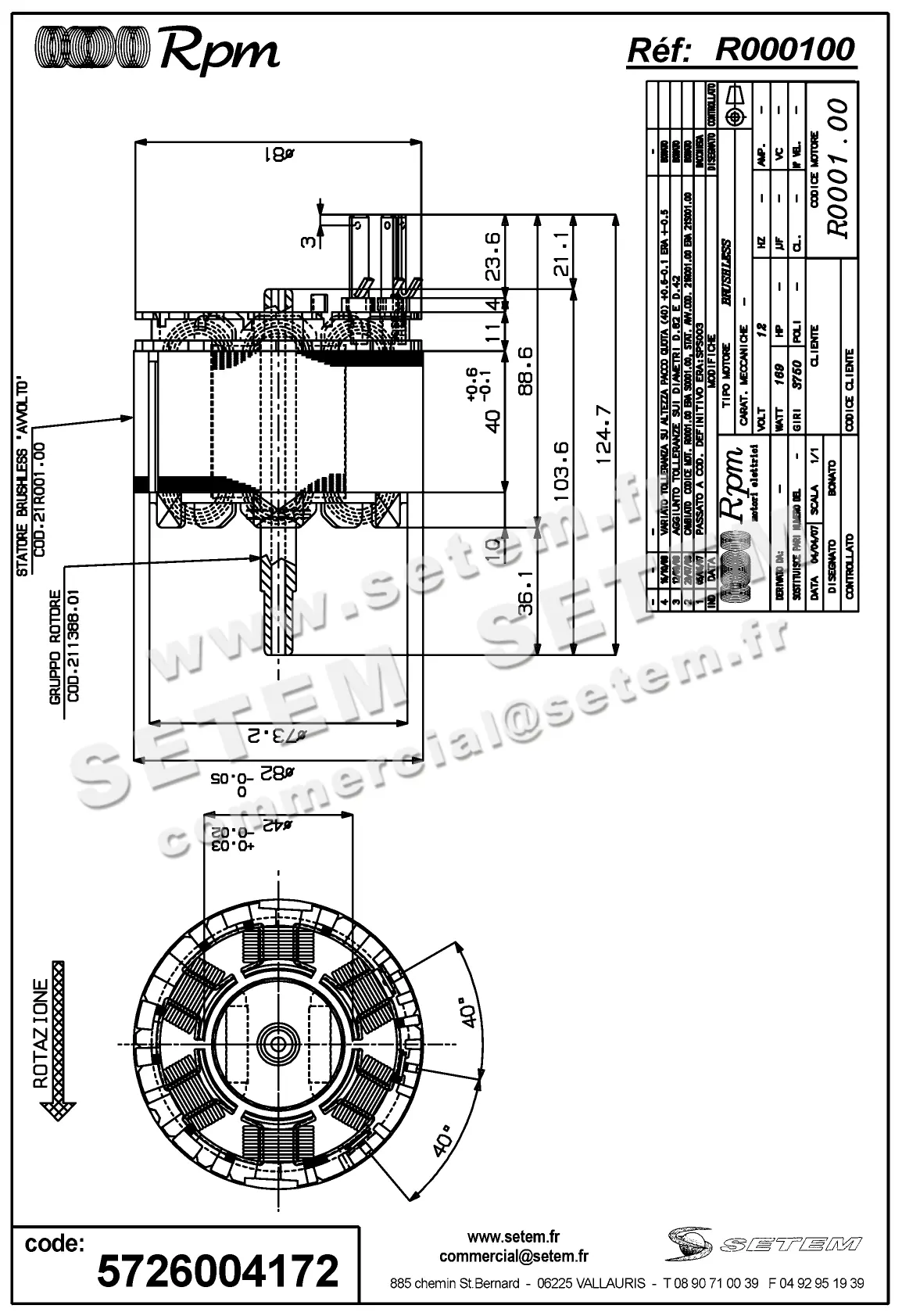 5726004172-MOTEUR RPM R000100