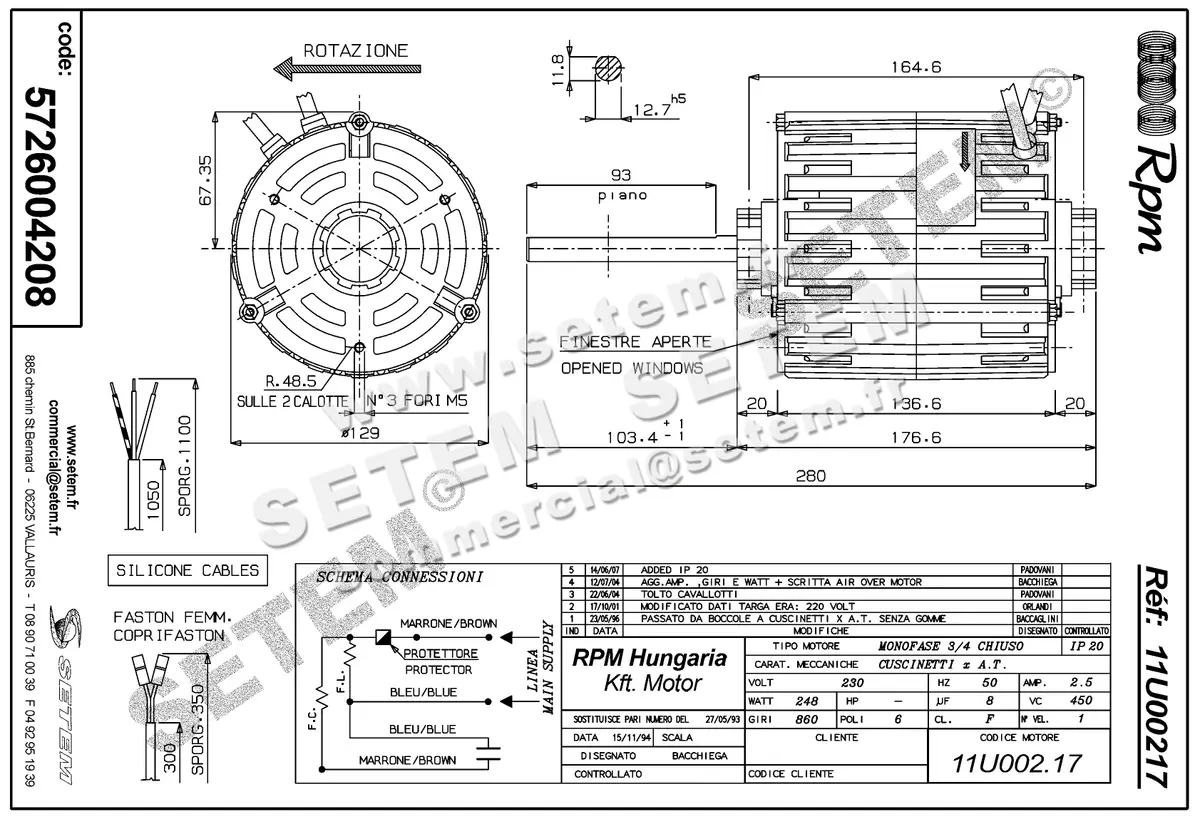 5726004208-MOTEUR RPM 11U00217 2