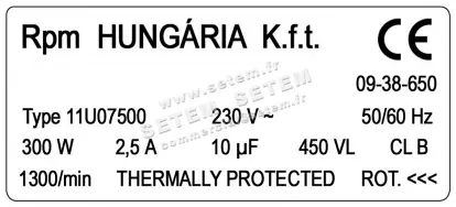 5726004301-MOTEUR RPM 11U07500 3
