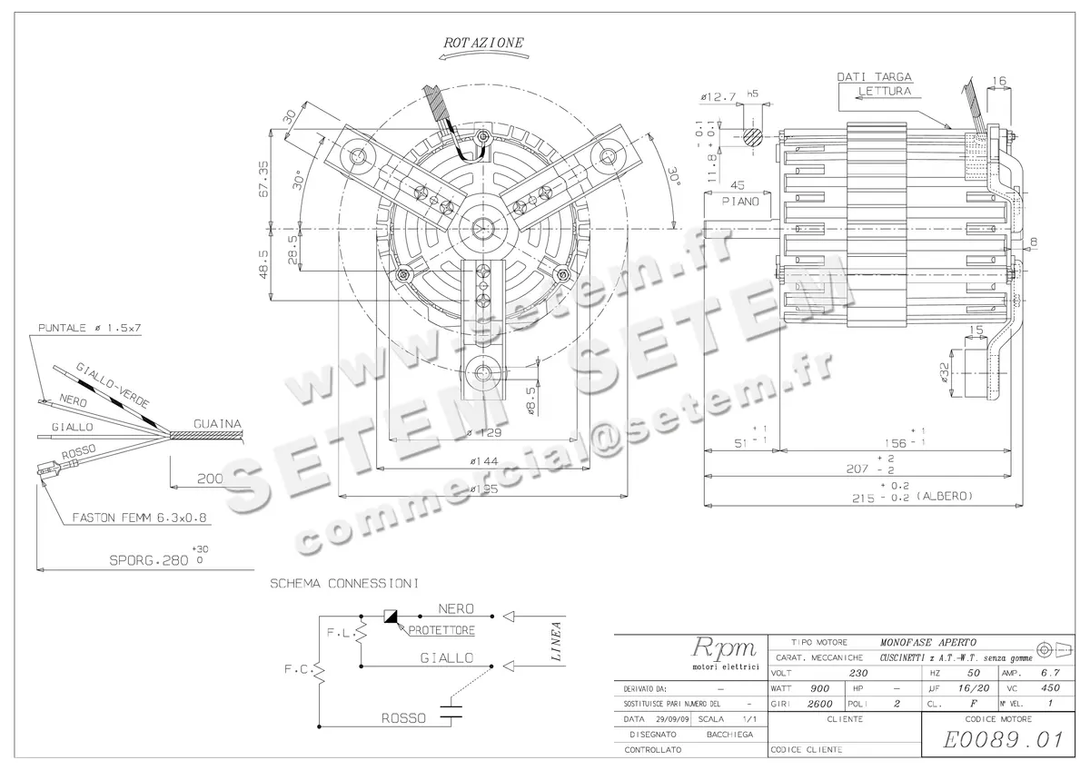 5726005065-MOTEUR RPM E008901