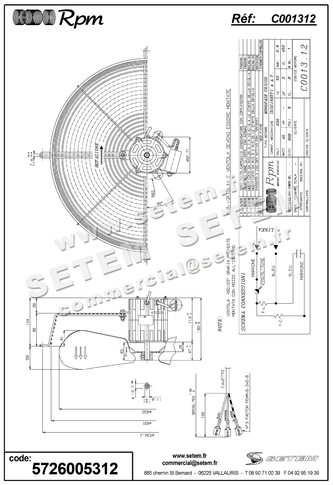 5726005312-VENTILATEUR RPM C001312