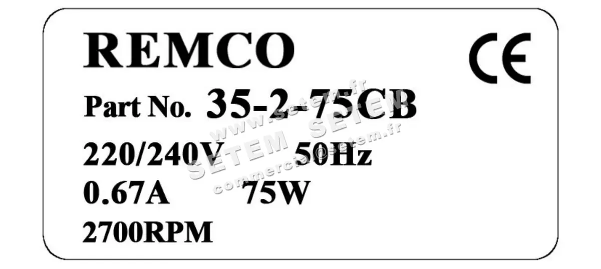 5743000016-MOTEUR REMCO 35.2.75CB 3