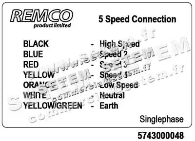 5743000048-MOTEUR REMCO 48.4.80/5DS 4