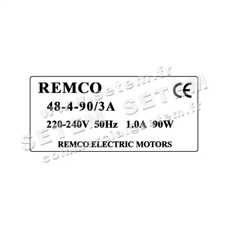 5743000450-MOTEUR REMCO 48.4.90/3A 2