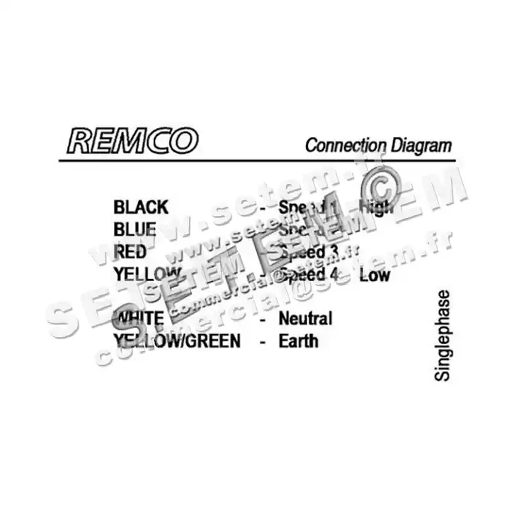 5743000463-MOTEUR REMCO 35.4.60/4C 3