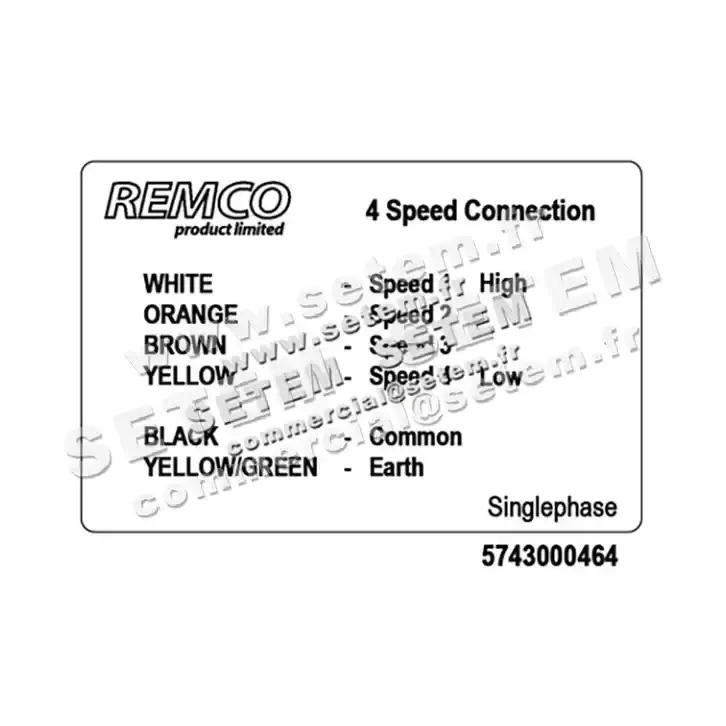 5743000464-MOTEUR REMCO DE2F6862K 4