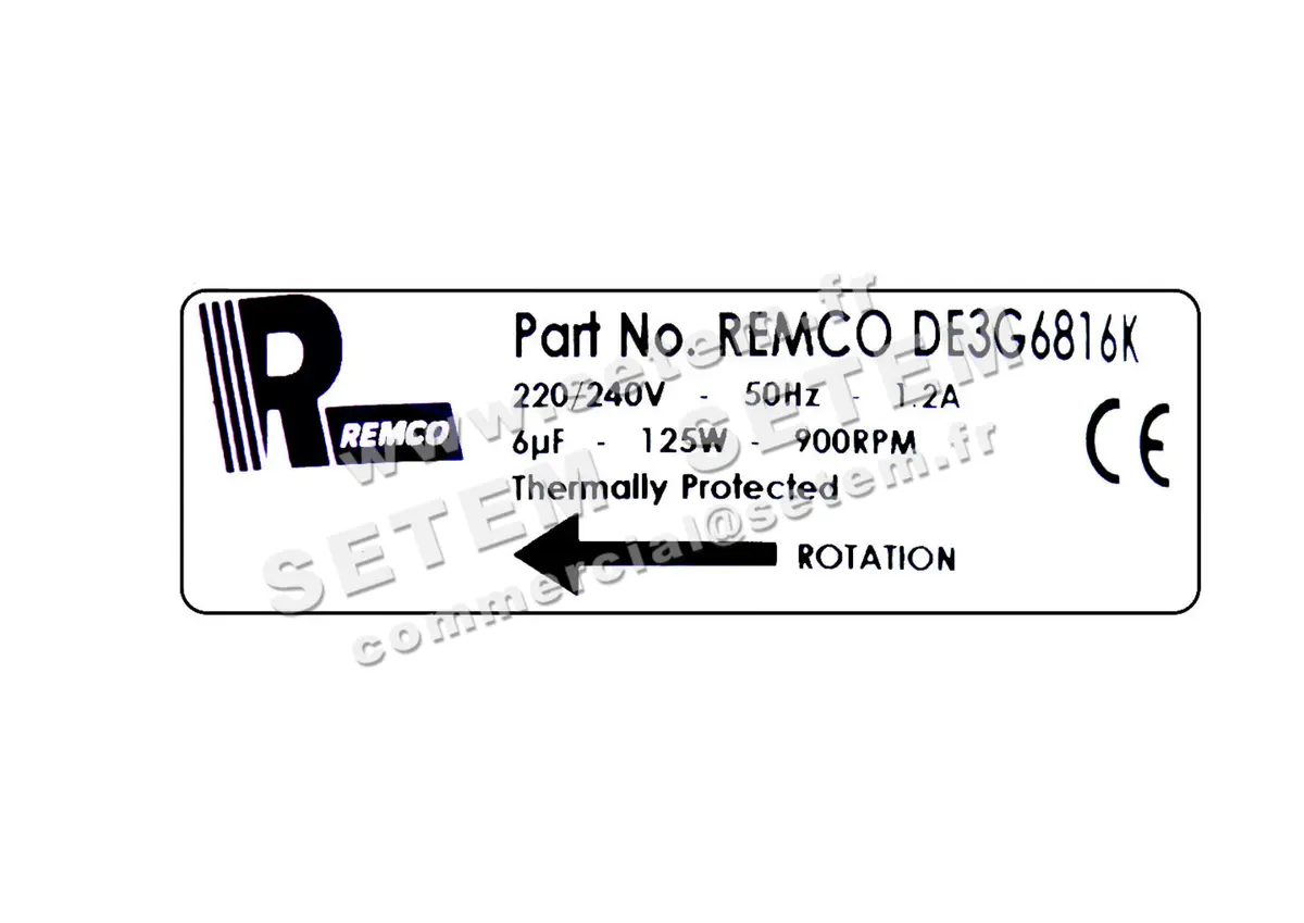 5743000555-MOTEUR REMCO DE3G6816K 3