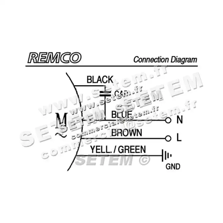 5743004125-MOTEUR REMCO 48.4.125A 4