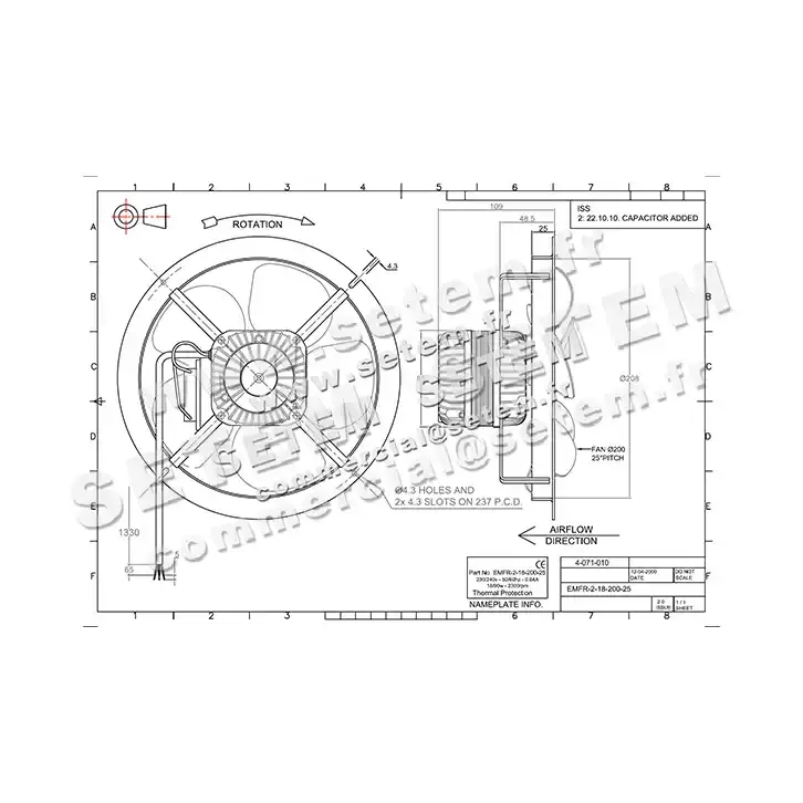 5743006845-VENTILATEUR REMCO EMFR-2-18-200-25