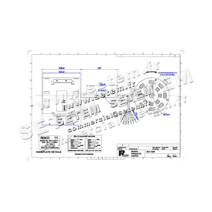5743008499-MOTEUR REMCO 48.4.150R