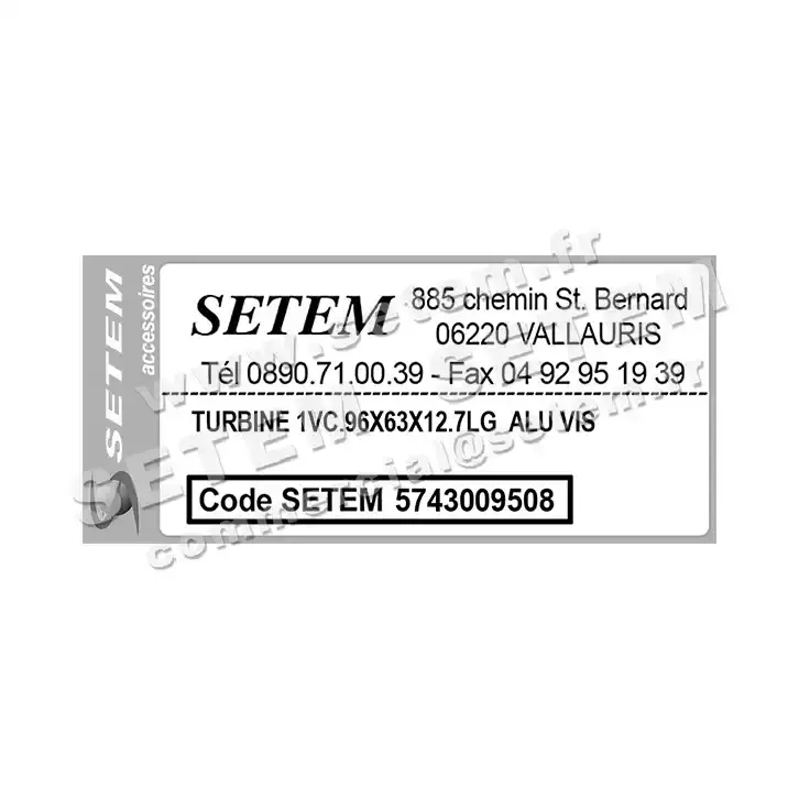 5743009508-TURBINE REMCO 1VC.96X63X12.7LG ALU VIS 3