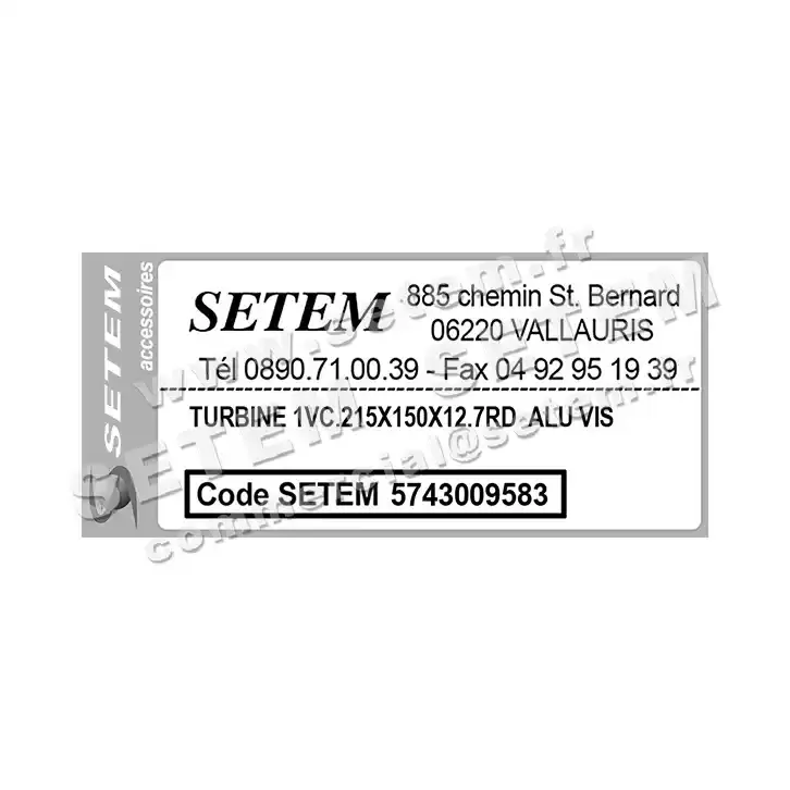 5743009583-TURBINE REMCO 1VC.215X150X12.7RD ALU VIS 3