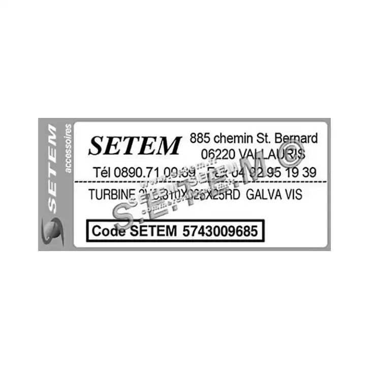 5743009685-TURBINE REMCO 2VC.310X325X25RD GALVA VIS 3
