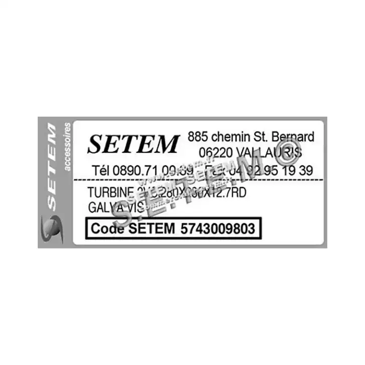 5743009803-TURBINE REMCO 2VC.280X280X12.7RD GALVA VIS 3