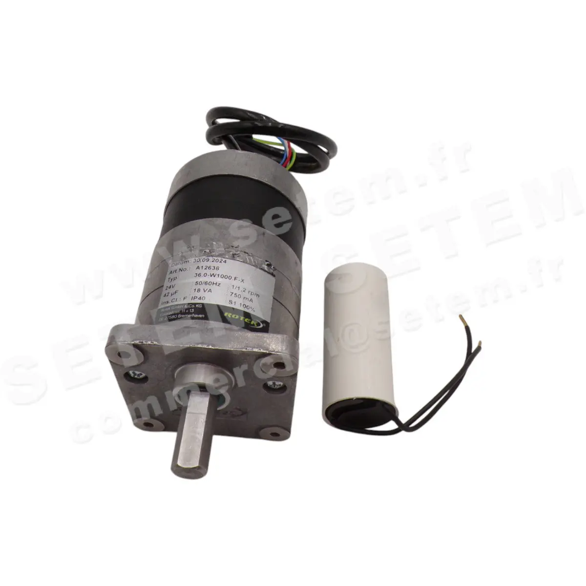 5781001112-MOTEUR ROTEK 36.0-W1000.F-X *A12638*