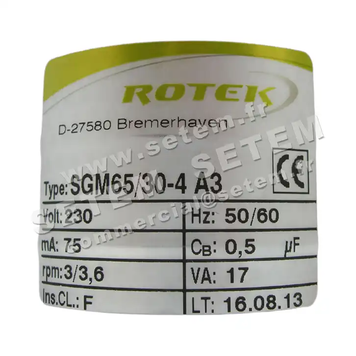 5781001381-MOTOREDUCTEUR SGM65/30.4A3 M230V ROTEK 2