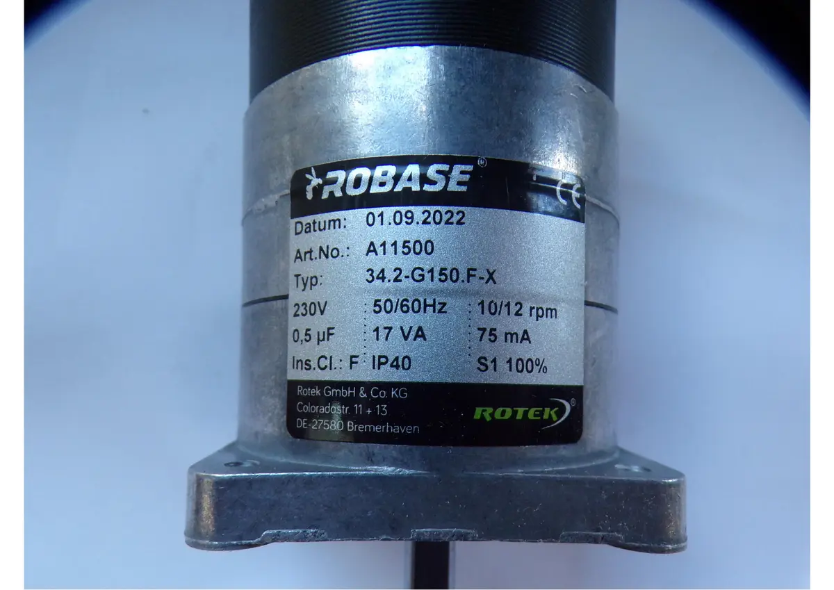 5781006228-MOTOREDUCTEUR 34.2.G150.F.X ROTEK A11500   4