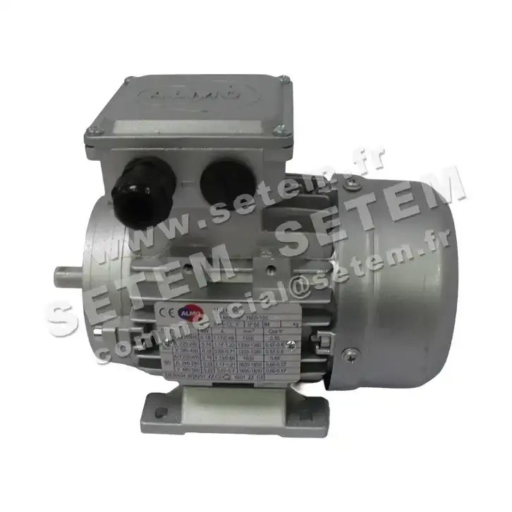 6006004020-MOTEUR ALMO 0.18KW 4P T230/400V HA63 B3 MTA63G4