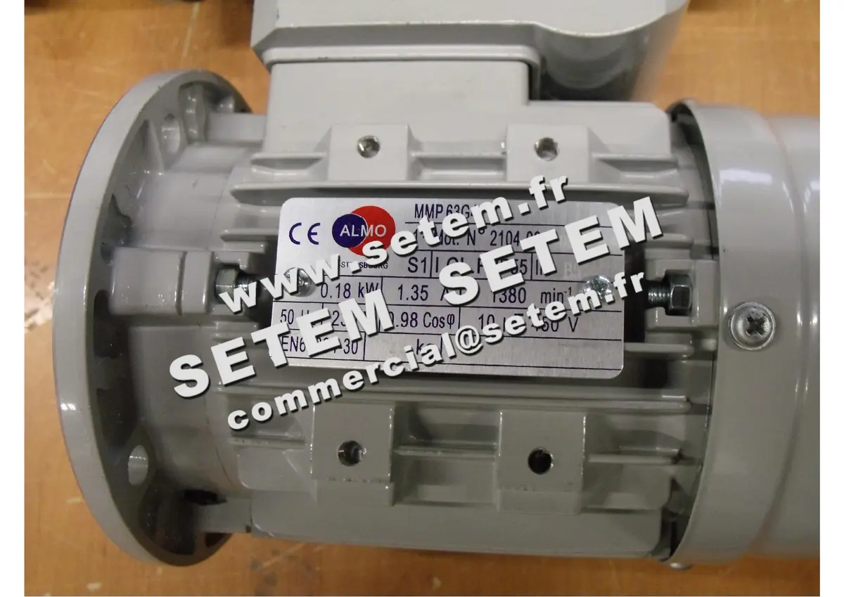 6006004091-MOTEUR ALMO 0.18KW 4P M230V HA63 B5 MMP63G4
