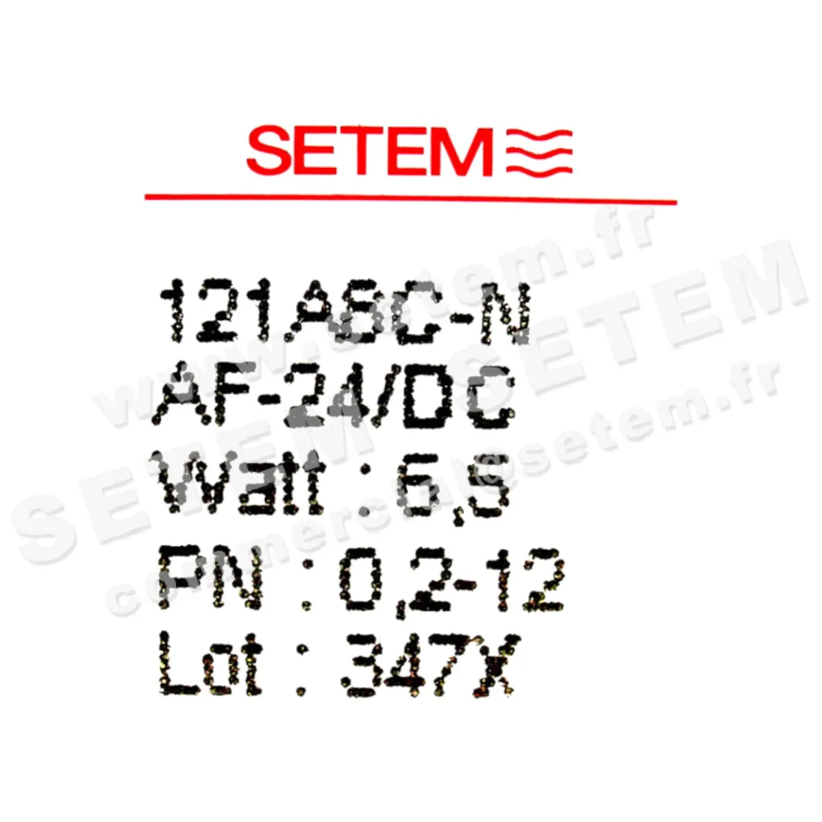 6032000105-ELECTROVANNE SETEM 121A8CNAF 2