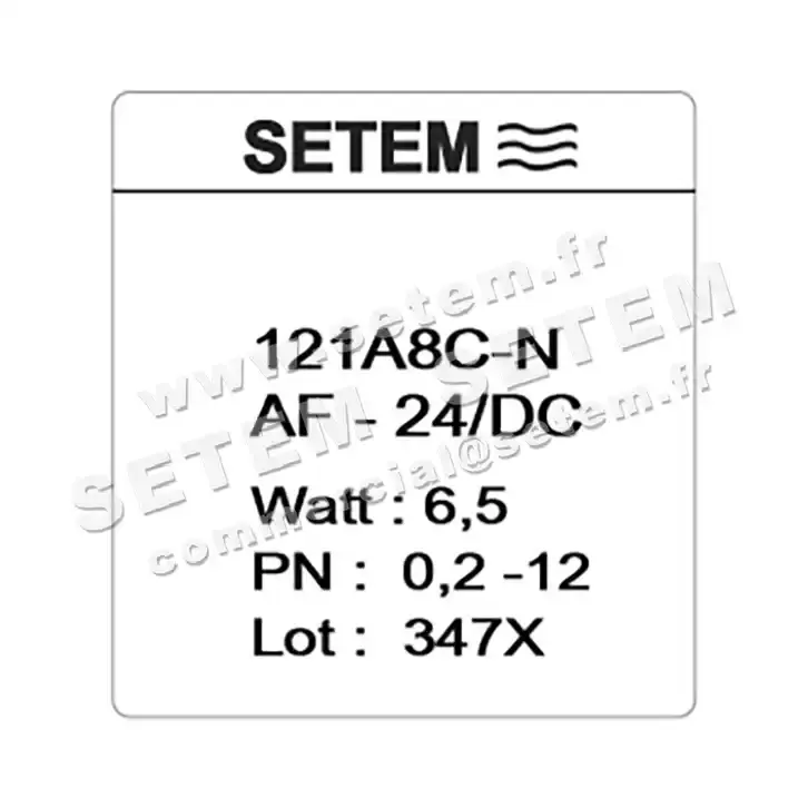 6032000105-ELECTROVANNE SETEM 121A8CNAF 5