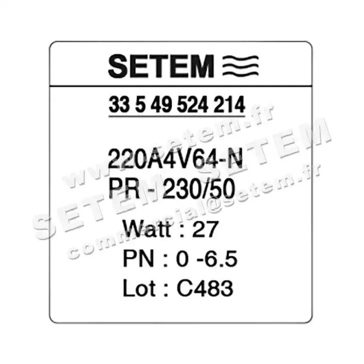 6032000128-ELECTROVANNE SETEM 220A4V64NPR 4