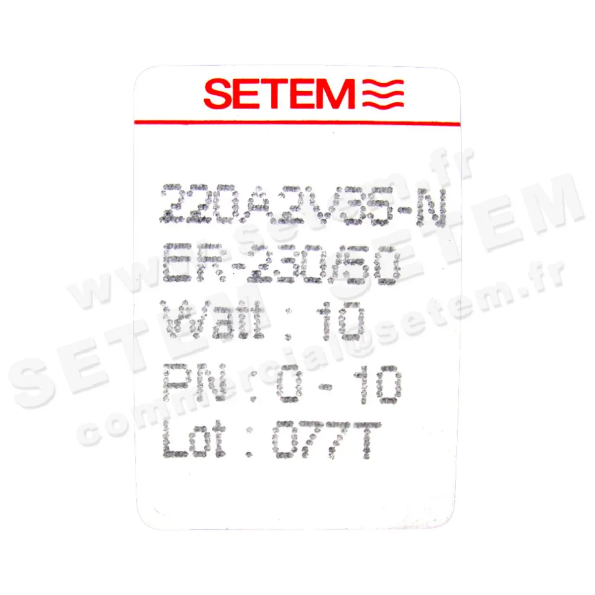 6032000130-ELECTROVANNE SETEM 220A2V35NER 2