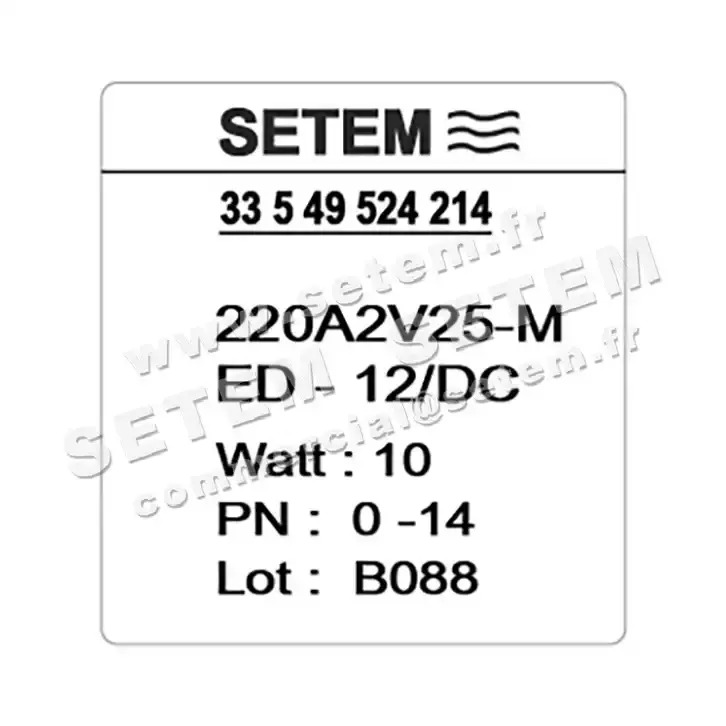 6032000143-ELECTROVANNE SETEM 220A2V25MED 4