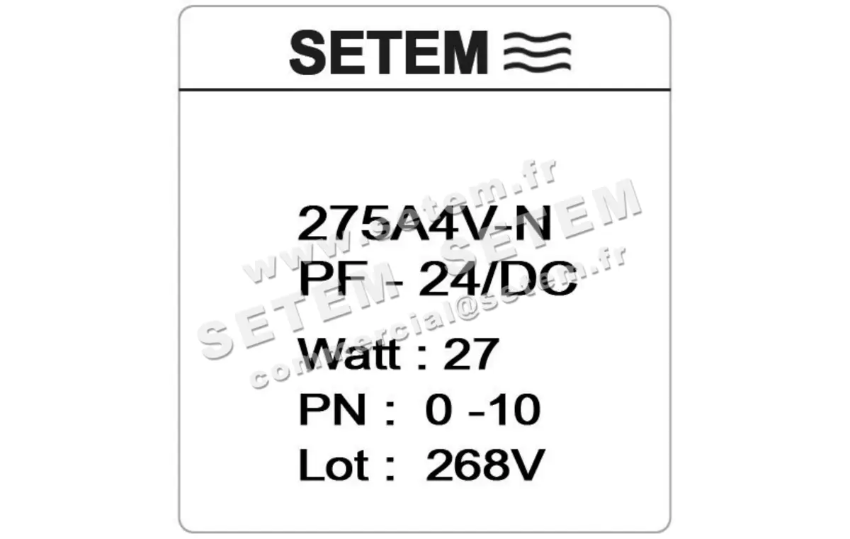 6032000250-ELECTROVANNE SETEM 275A4VNPF 4