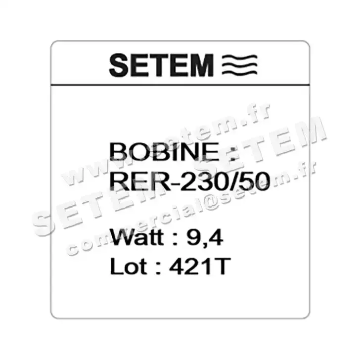 6032000803-BOBINE SETEM RER230.50 3