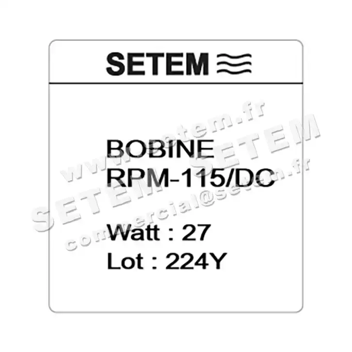 6032000811-BOBINE SETEM RPM 115VDC 3