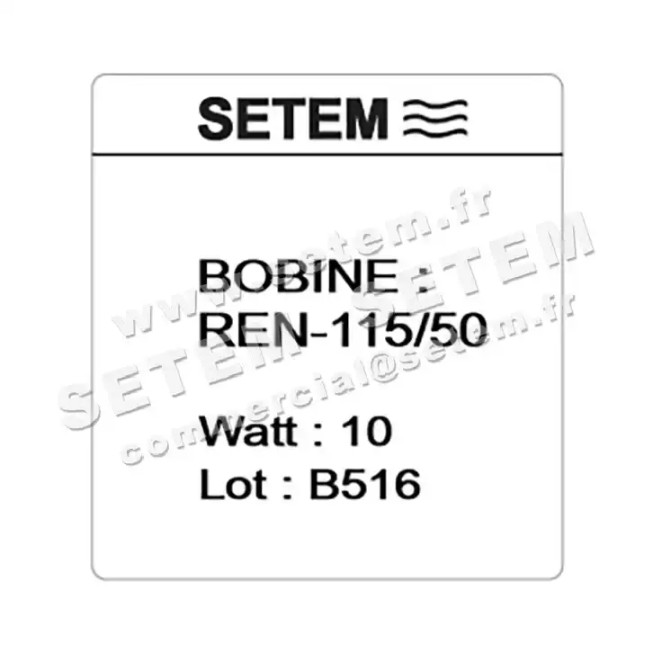6032000812-BOBINE SETEM REN115/50 3