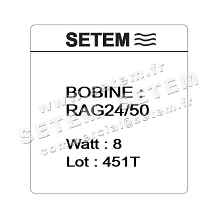 6032000819-BOBINE SETEM A 8VA 24VAC 3