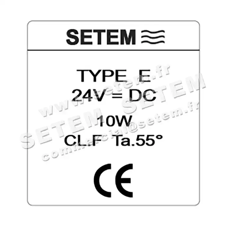 6032000831-BOBINE SETEM E 15VA 24VDC 4