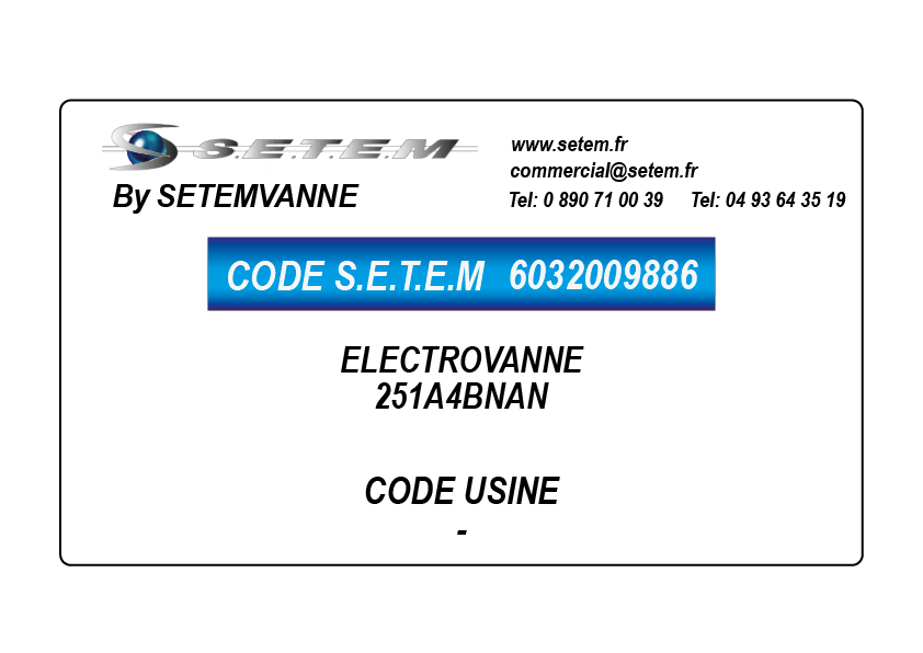 ELECTROVANNE 251A4BNAN 4
