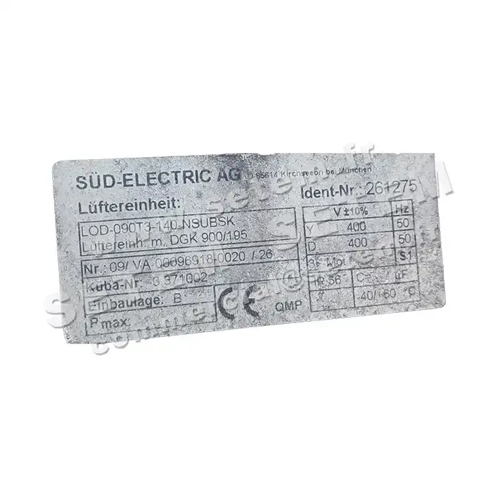 6111005412-VENTILATEUR SUDELECTRI LOD-090T3-140-NSUBSK "3371002" *261275*