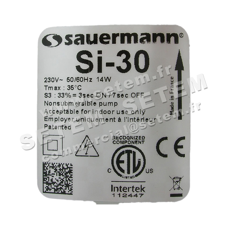 6113003110-POMPE SAUERMANN SI30 2