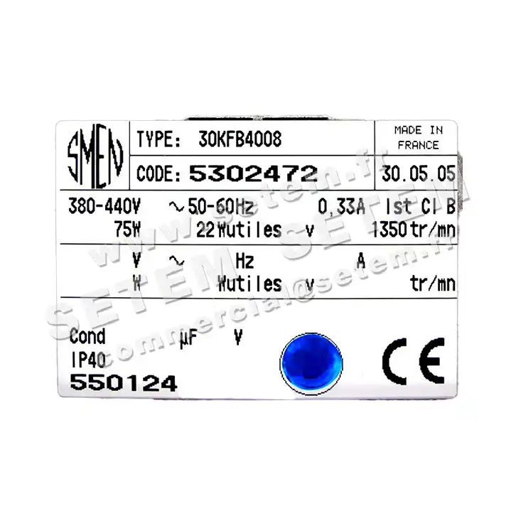 6129002472-MOTEUR SMEN 30KFB4008 "8668735" *5302472* 2