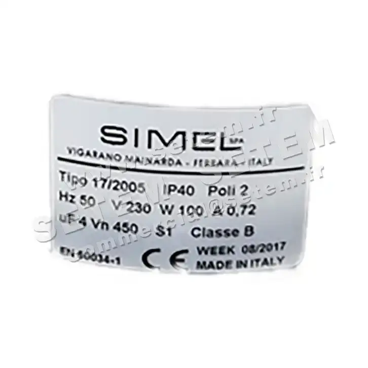 6132001015-MOTEUR SIMEL 17/2005 2